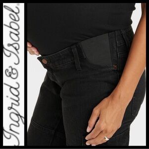 NWT Isabel & Ingrid 90’s Straight Maternity Jeans
